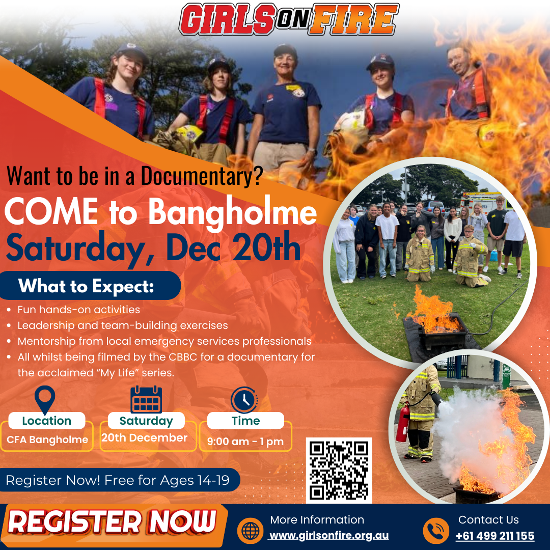 Be part of a Documentary in Melbourne with Girls on Fire!
